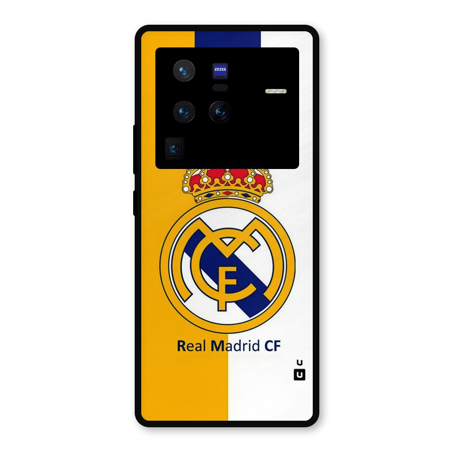 Real Madrid Metal Back Case for Vivo X80 Pro