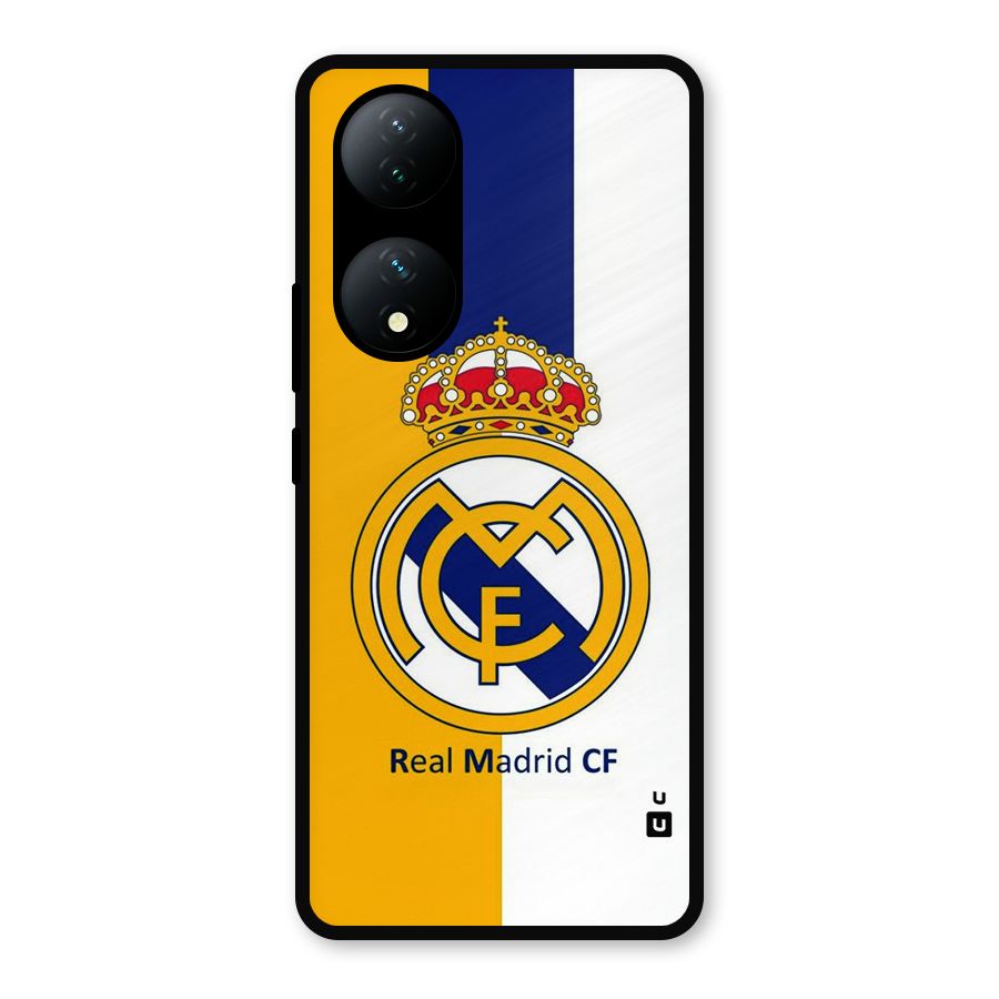 Real Madrid Metal Back Case for Vivo Y100a