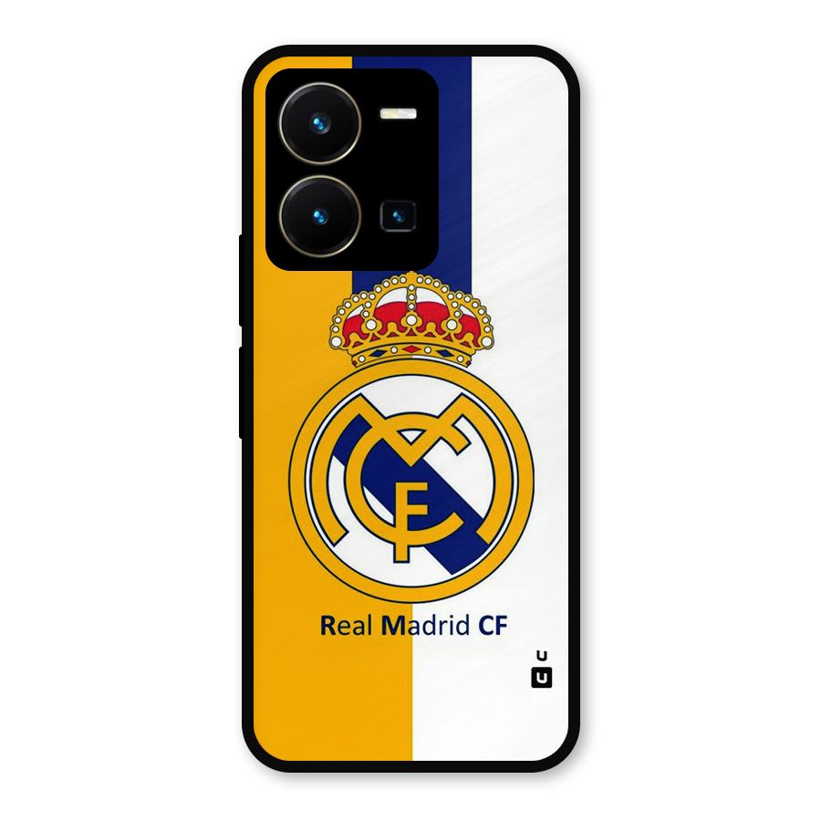 Real Madrid Metal Back Case for Vivo Y35
