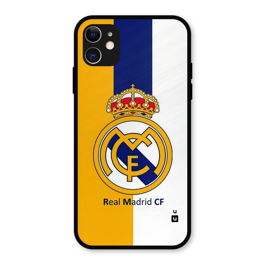 Real Madrid Metal Back Case for iPhone 11