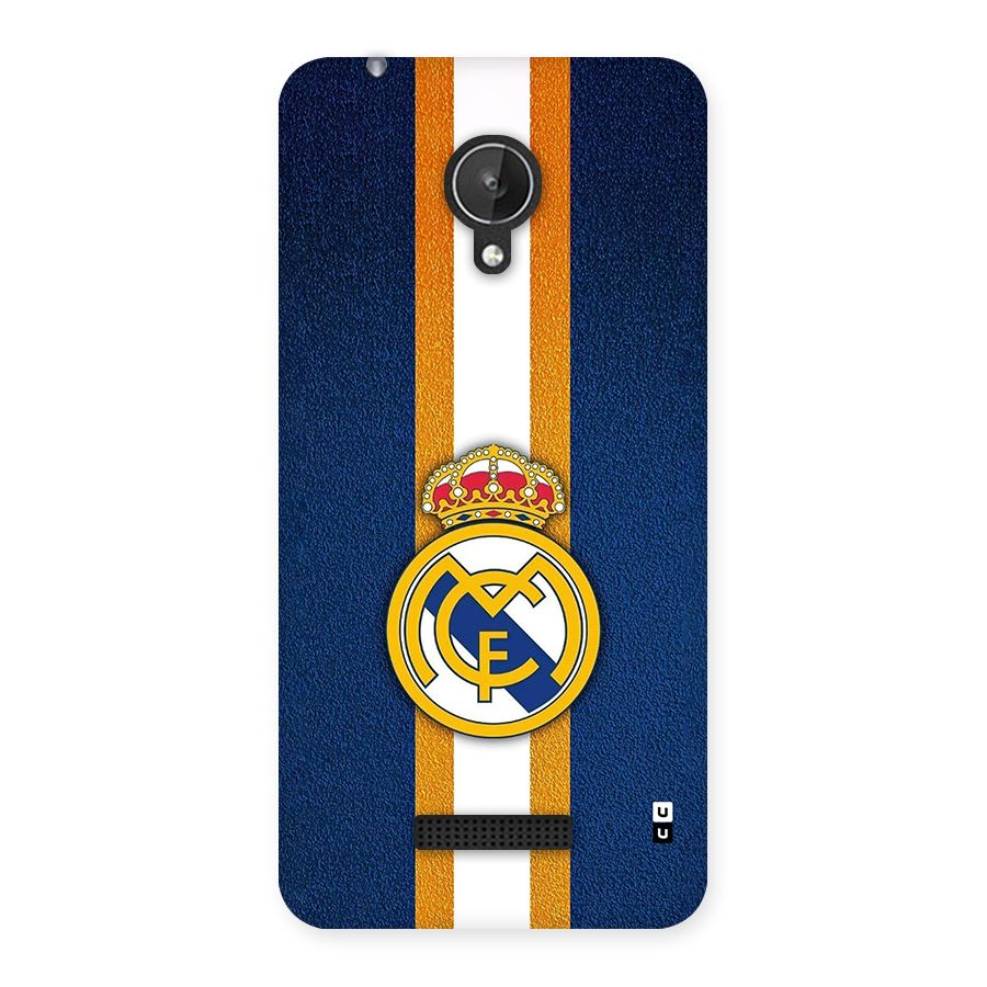 Real Madrid Stripes Back Case for Canvas Spark Q380