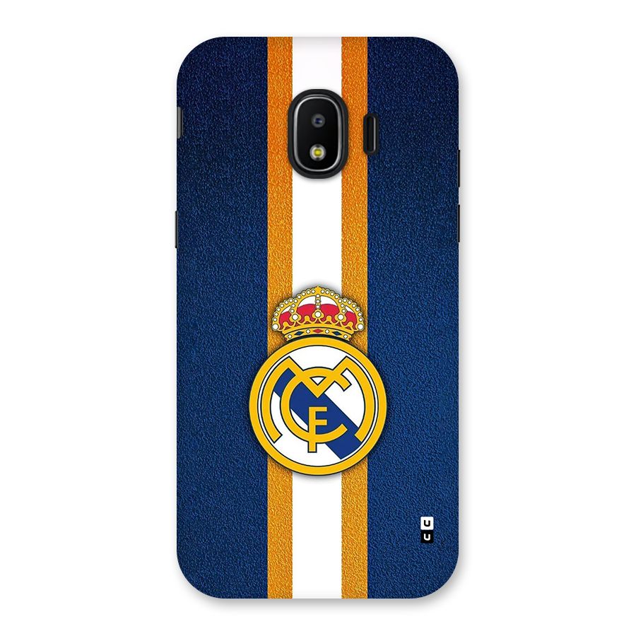Real Madrid Stripes Back Case for Galaxy J2 Pro 2018