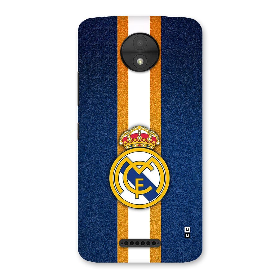 Real Madrid Stripes Back Case for Moto C