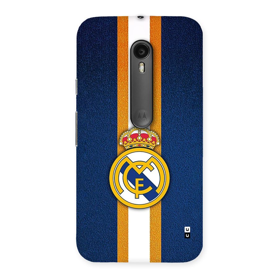 Real Madrid Stripes Back Case for Moto G3