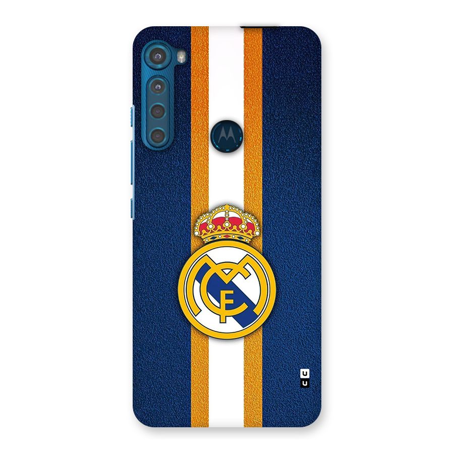 Real Madrid Stripes Back Case for Motorola One Fusion Plus