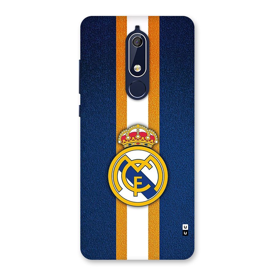 Real Madrid Stripes Back Case for Nokia 5.1