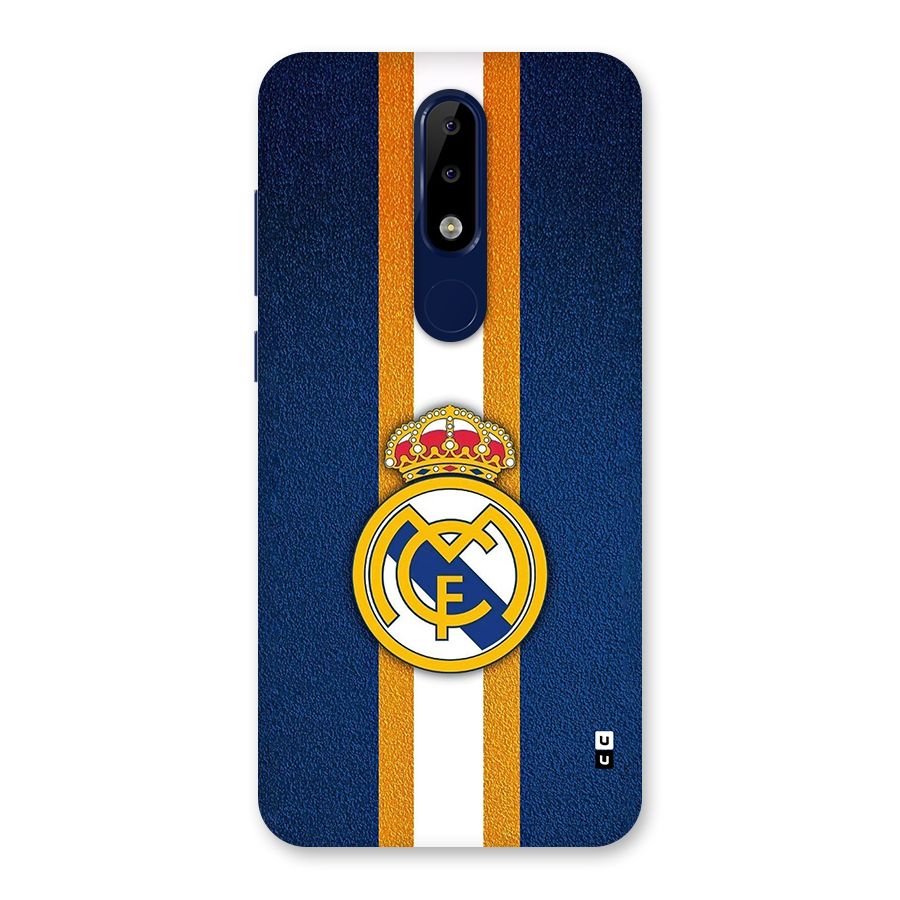 Real Madrid Stripes Back Case for Nokia 5.1 Plus