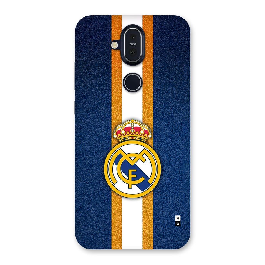 Real Madrid Stripes Back Case for Nokia 8.1