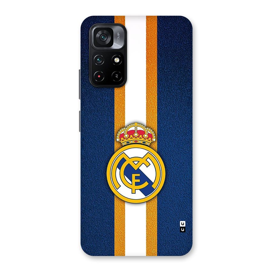 Real Madrid Stripes Back Case for Poco M4 Pro 5G