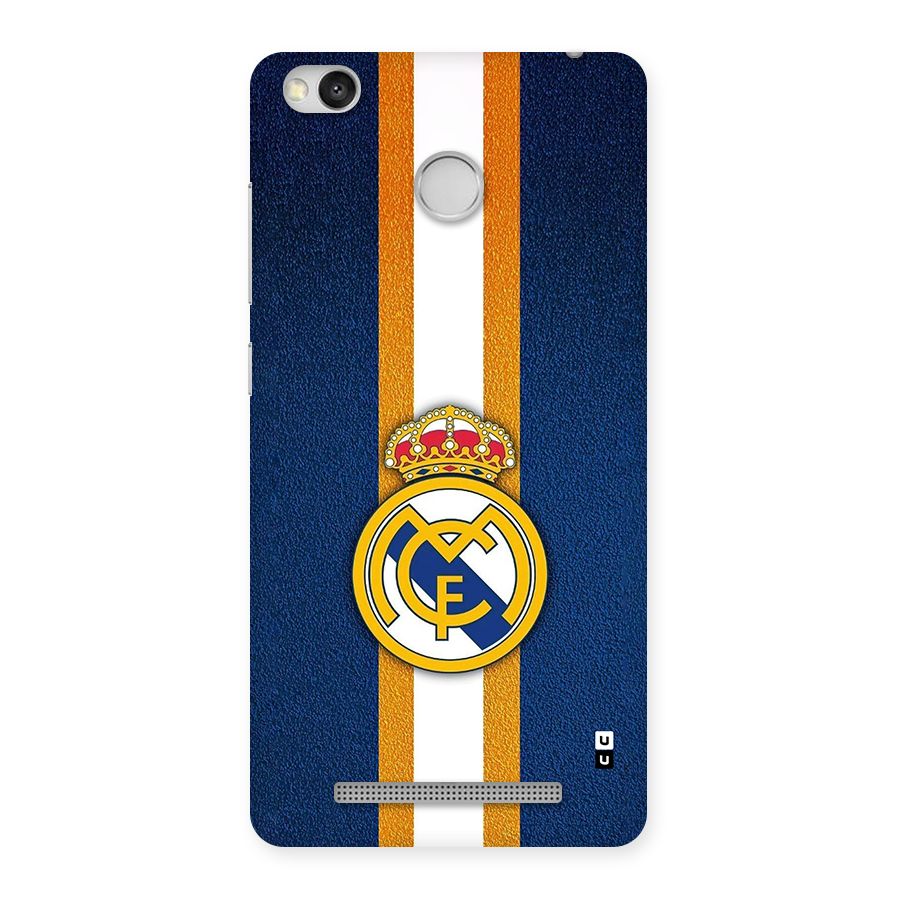 Real Madrid Stripes Back Case for Redmi 3S Prime