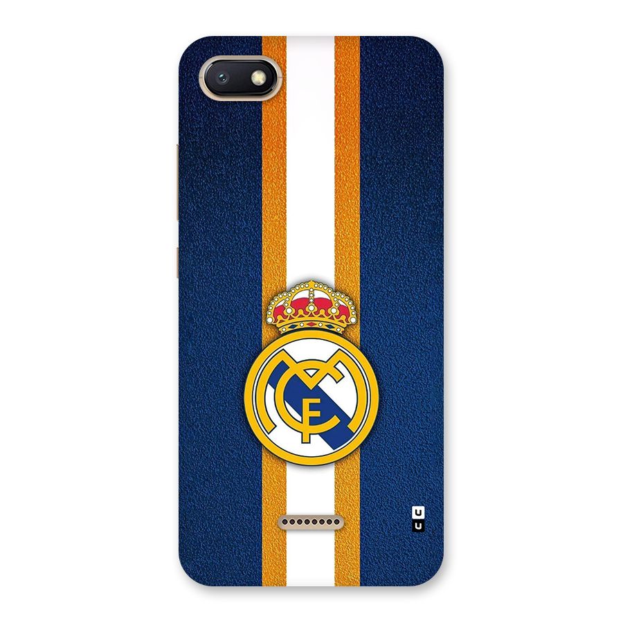 Real Madrid Stripes Back Case for Redmi 6A