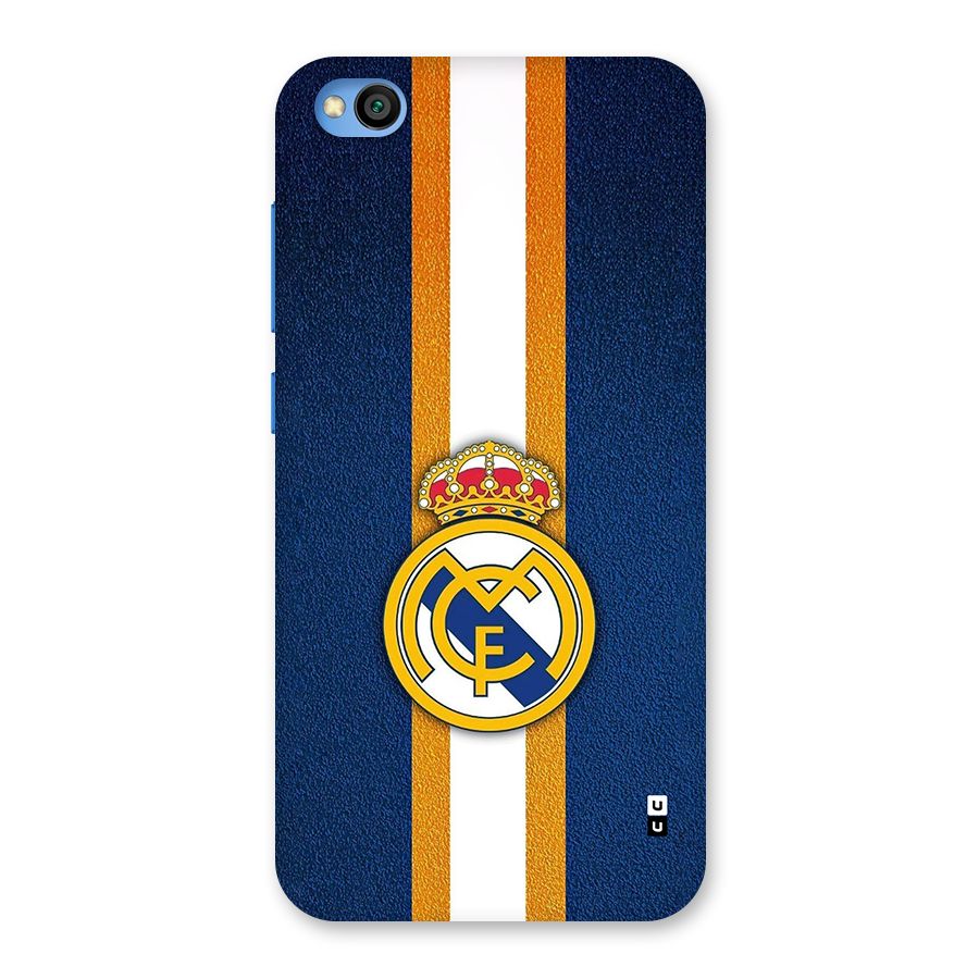 Real Madrid Stripes Back Case for Redmi Go