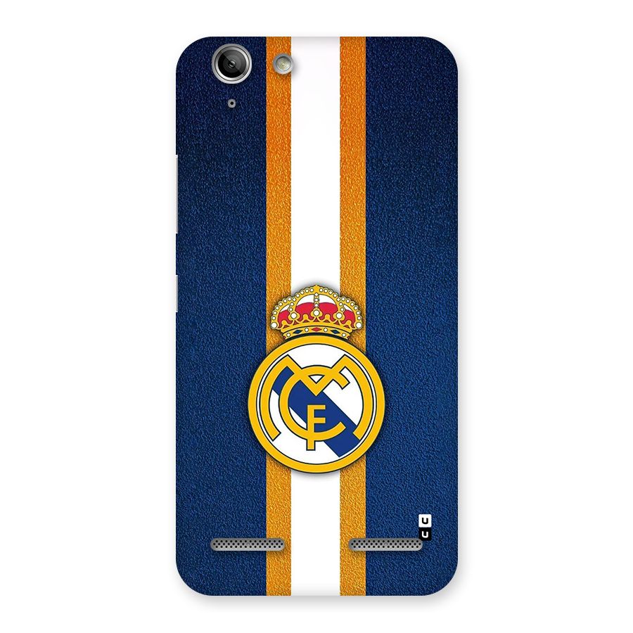 Real Madrid Stripes Back Case for Vibe K5 Plus