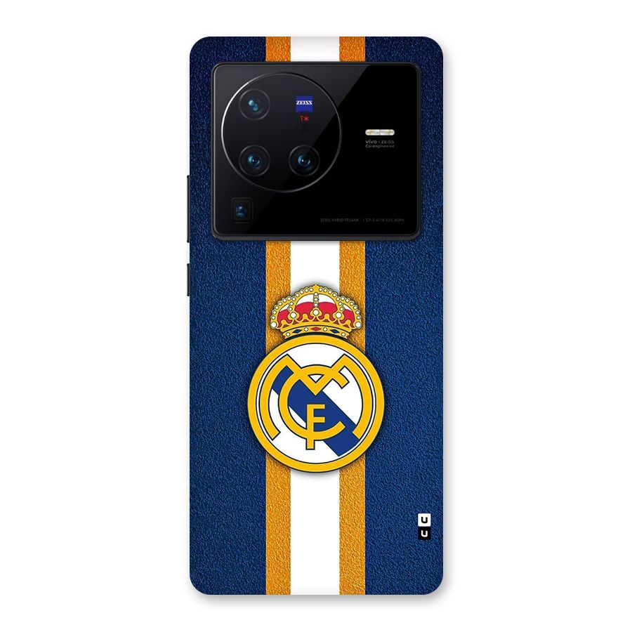 Real Madrid Stripes Back Case for Vivo X80 Pro