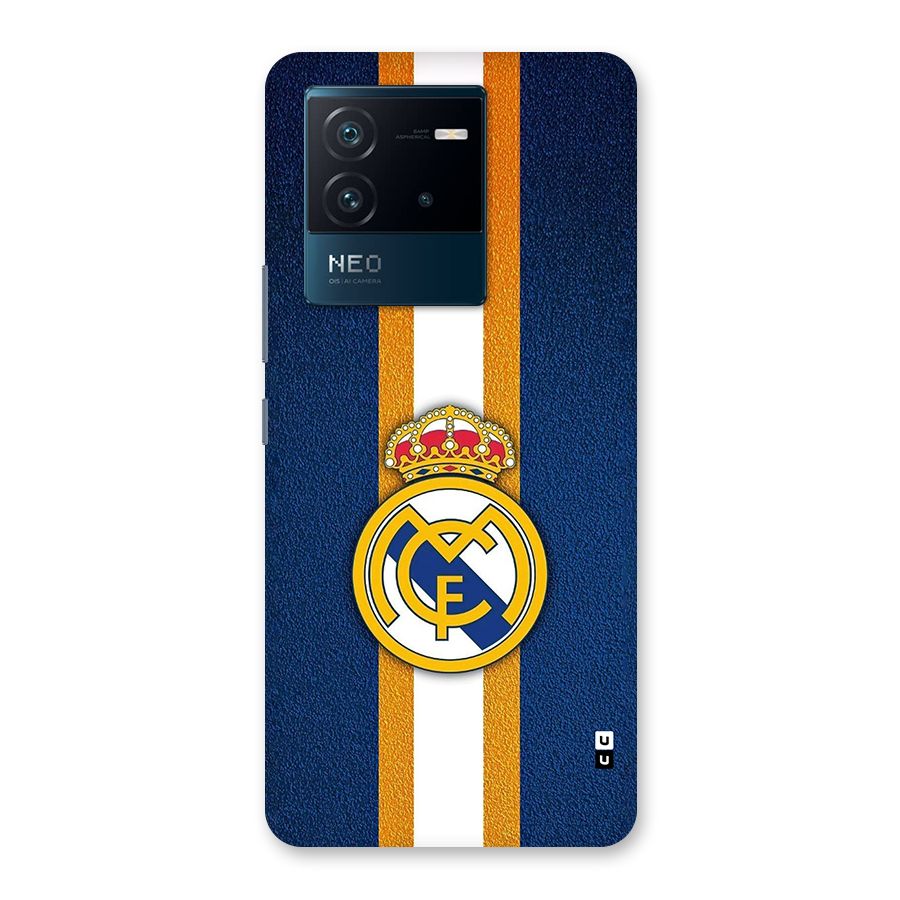 Real Madrid Stripes Back Case for Vivo iQOO Neo 6 5G