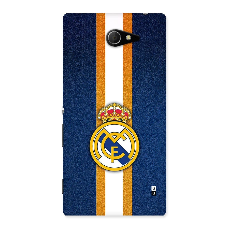 Real Madrid Stripes Back Case for Xperia M2