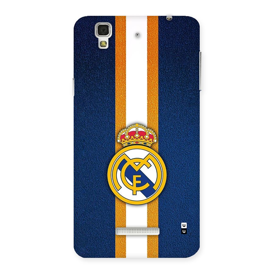 Real Madrid Stripes Back Case for Yureka
