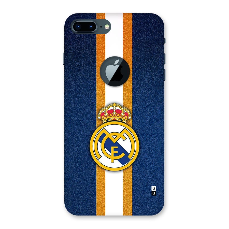 Real Madrid Stripes Back Case for iPhone 7 Plus Logo Cut