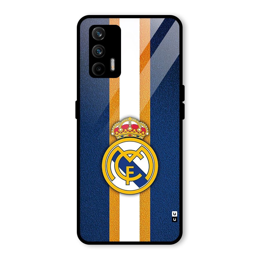 Real Madrid Stripes Glass Back Case for Realme GT 5G