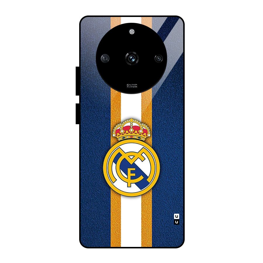 Real Madrid Stripes Glass Back Case for Realme Narzo 60 5G