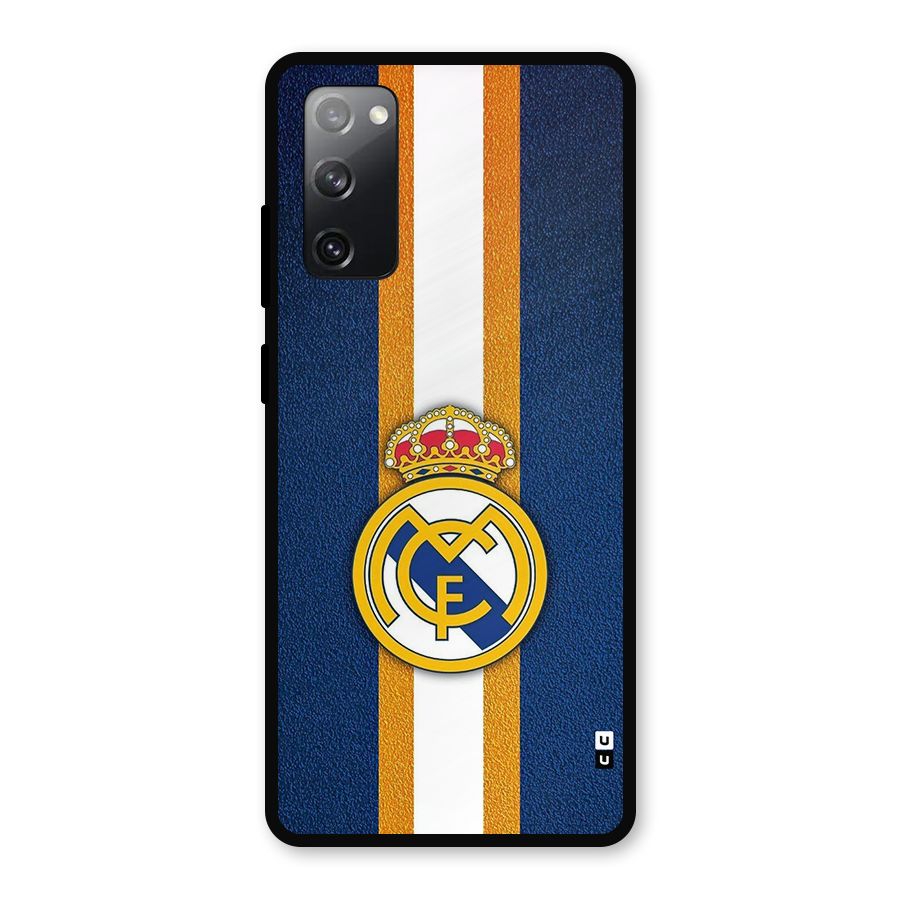 Real Madrid Stripes Metal Back Case for Galaxy S20 FE 5G