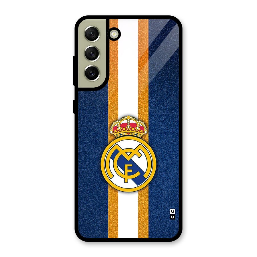 Real Madrid Stripes Metal Back Case for Galaxy S21 FE 5G (2023)