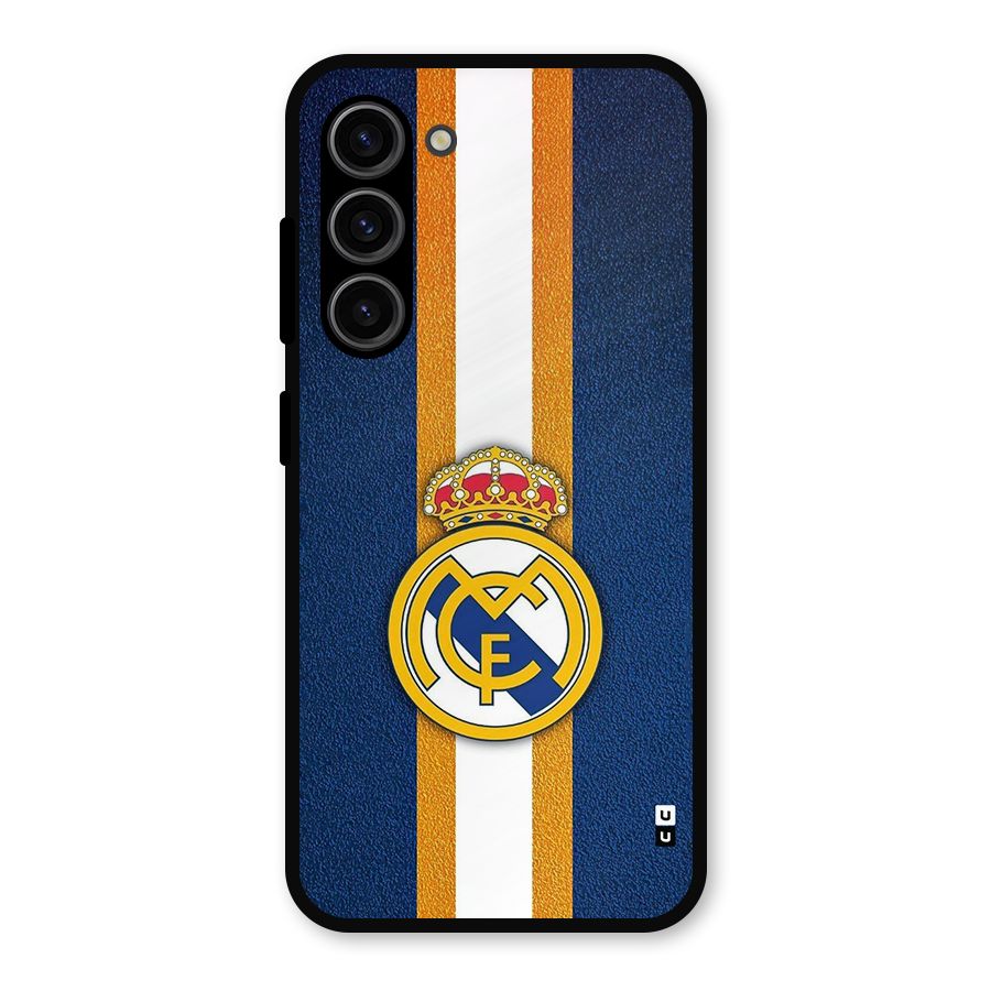 Real Madrid Stripes Metal Back Case for Galaxy S23