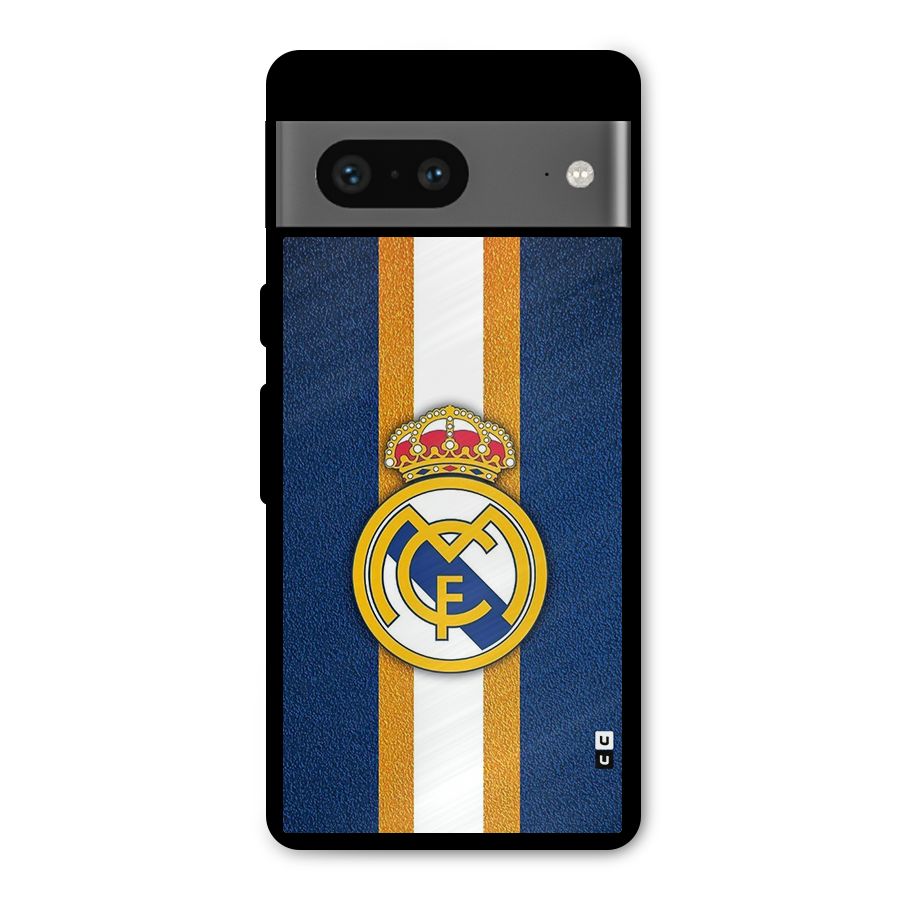 Real Madrid Stripes Metal Back Case for Google Pixel 7