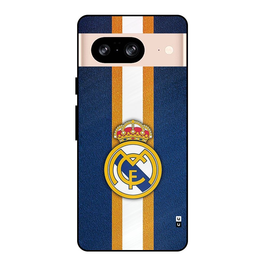 Real Madrid Stripes Metal Back Case for Google Pixel 8