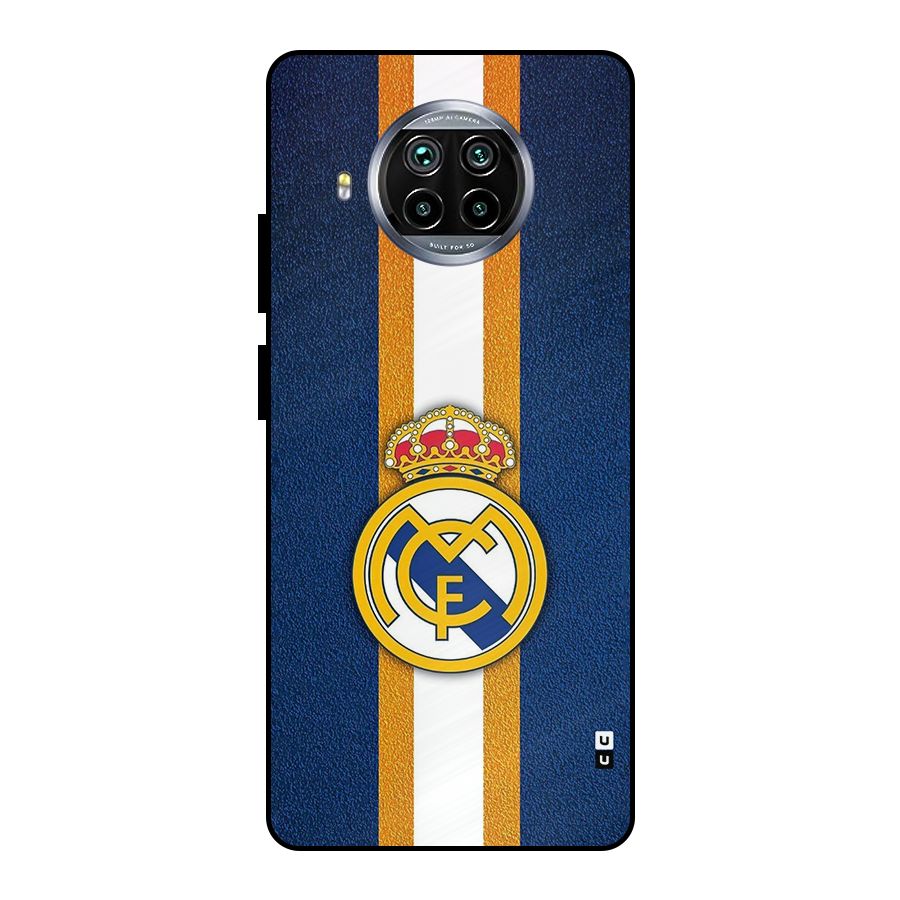 Real Madrid Stripes Metal Back Case for Mi 10i