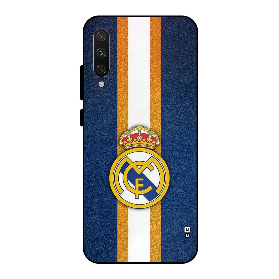 Real Madrid Stripes Metal Back Case for Mi A3