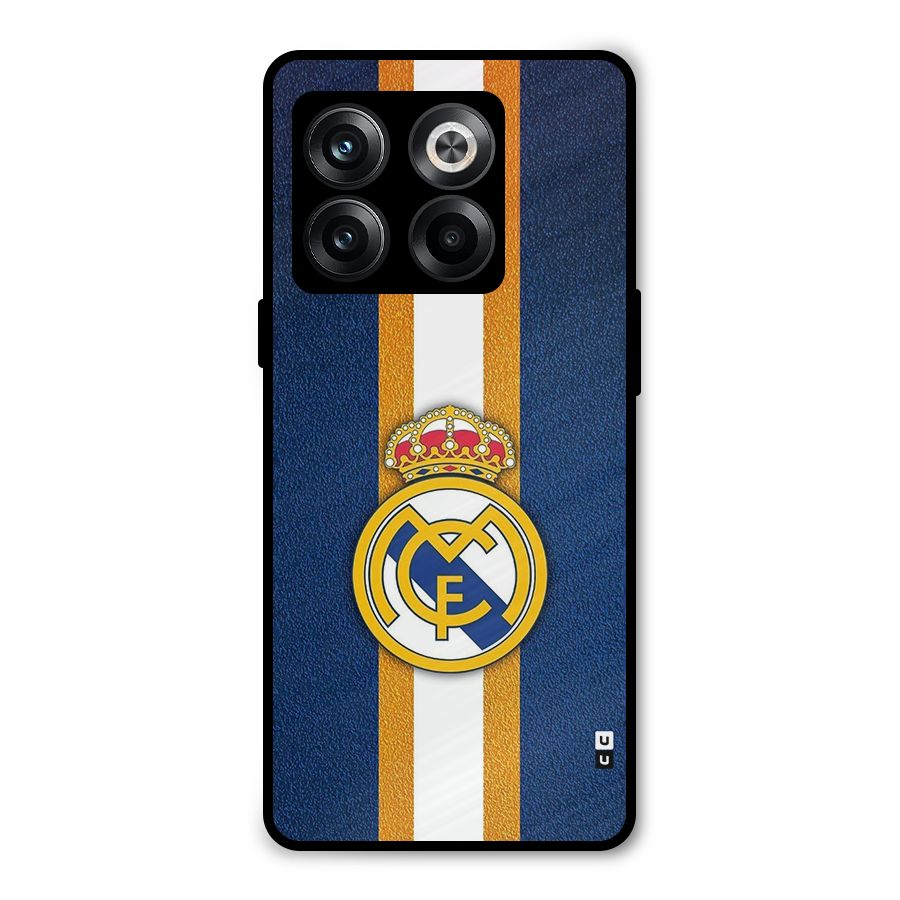 Real Madrid Stripes Metal Back Case for OnePlus 10T