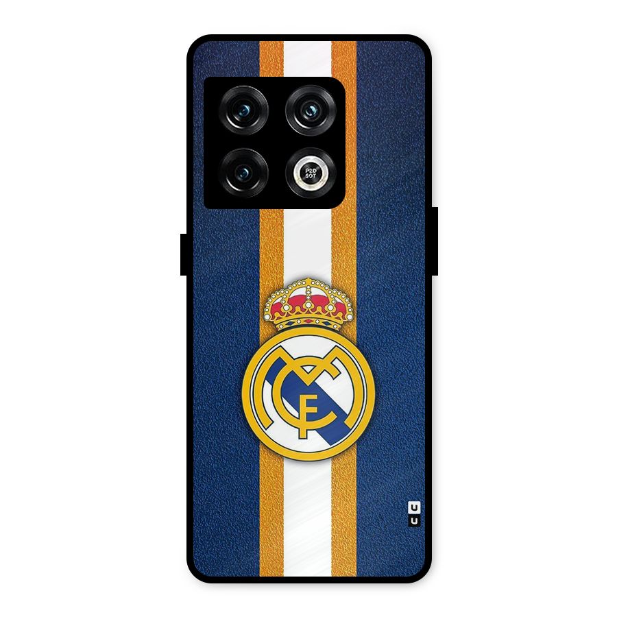 Real Madrid Stripes Metal Back Case for OnePlus 10 Pro 5G