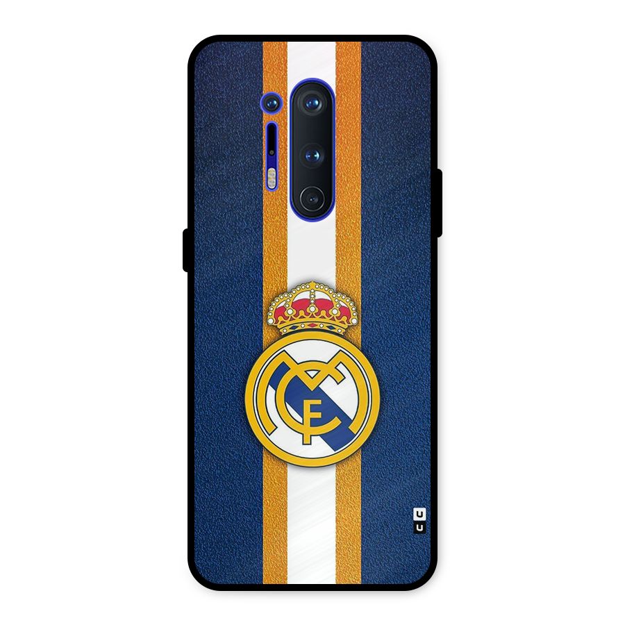 Real Madrid Stripes Metal Back Case for OnePlus 8 Pro
