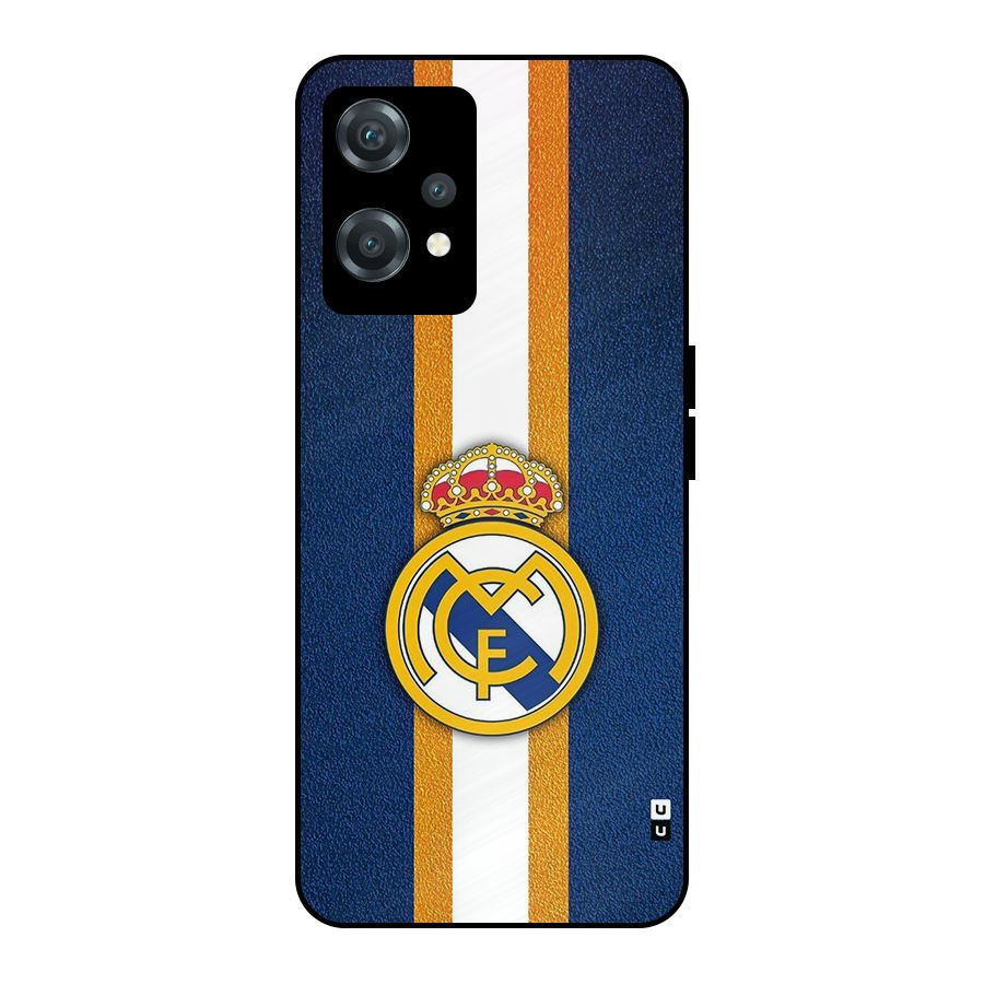 Real Madrid Stripes Metal Back Case for OnePlus Nord CE 2 Lite 5G