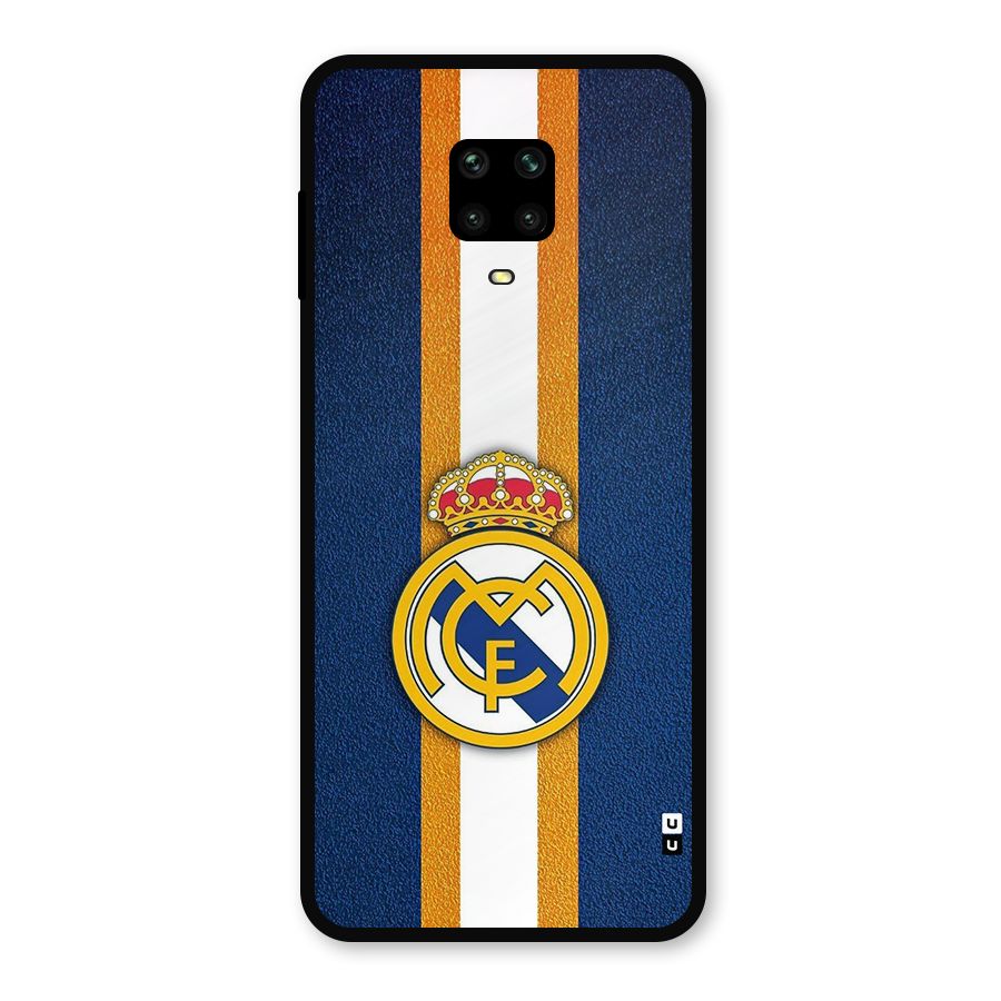 Real Madrid Stripes Metal Back Case for Poco M2 Pro