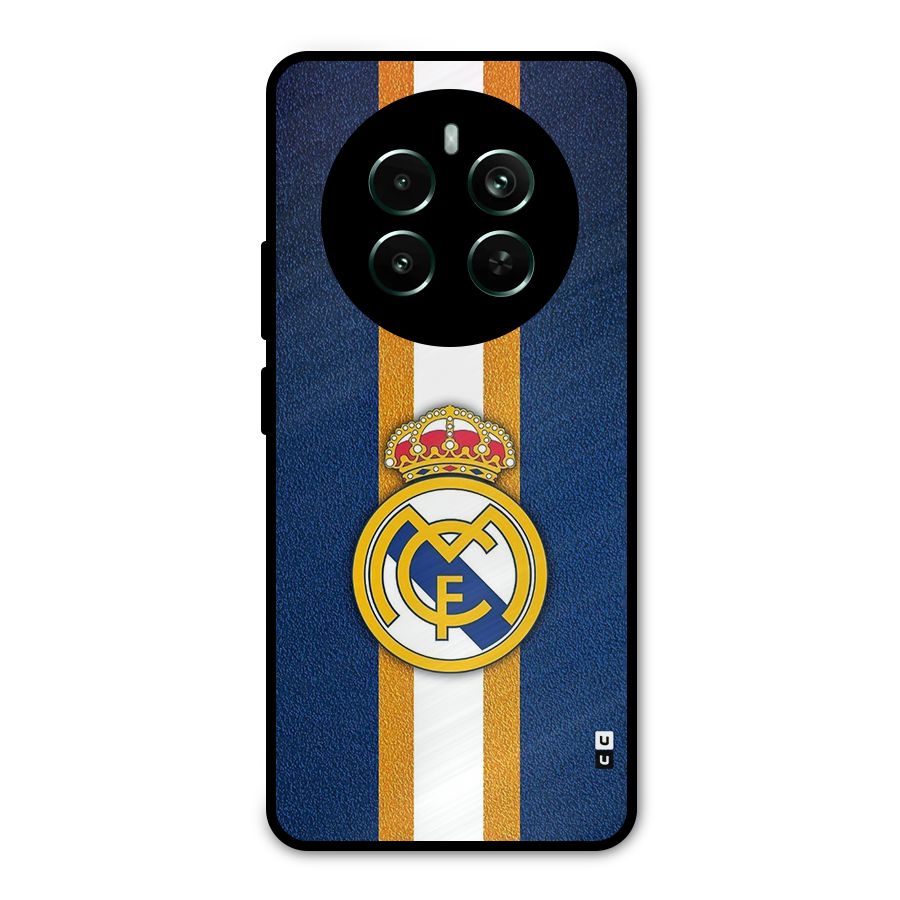 Real Madrid Stripes Metal Back Case for Realme 12 Pro Plus