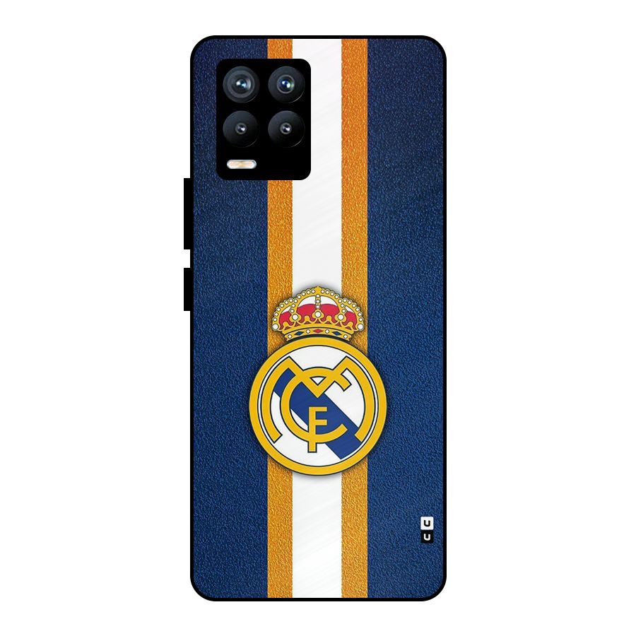 Real Madrid Stripes Metal Back Case for Realme 8