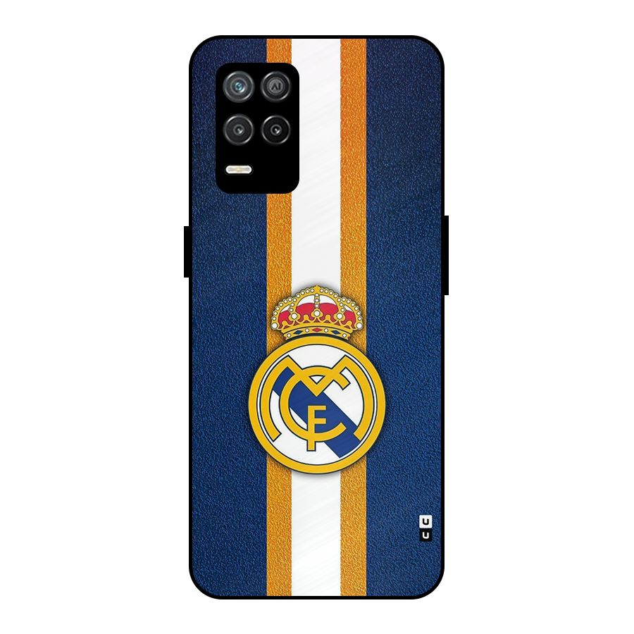 Real Madrid Stripes Metal Back Case for Realme 8 5G