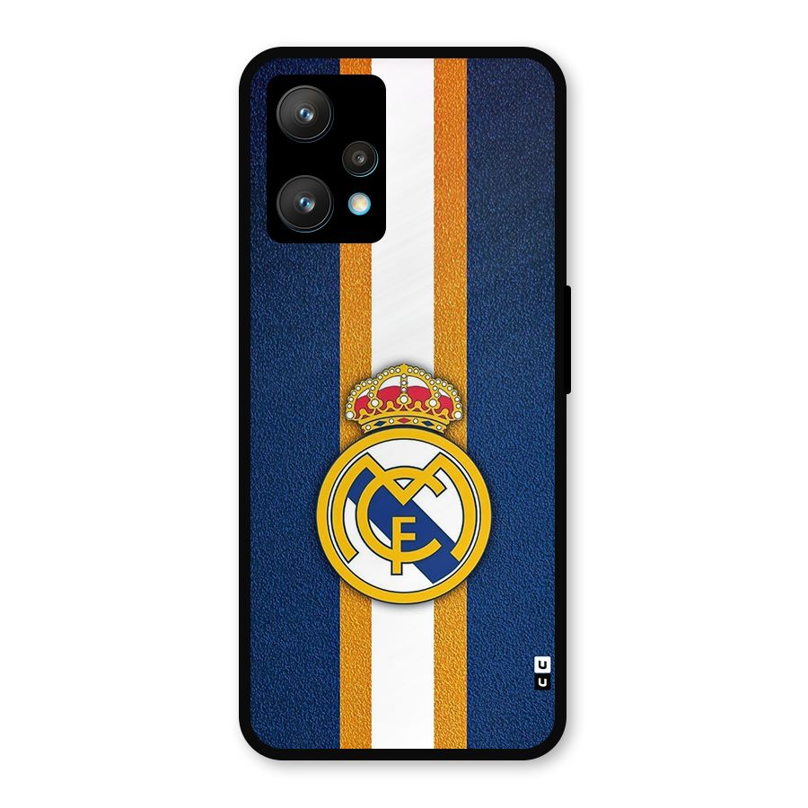 Real Madrid Stripes Metal Back Case for Realme 9 Pro Plus 5G