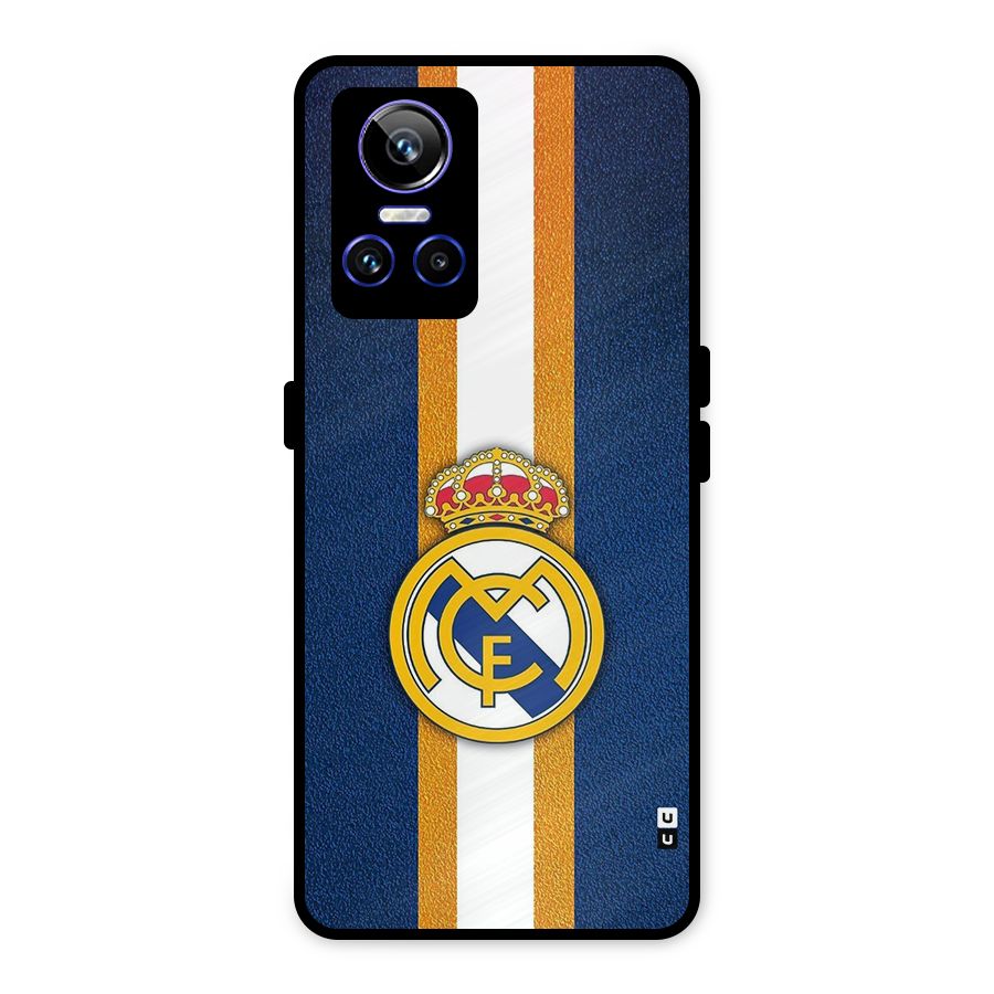 Real Madrid Stripes Metal Back Case for Realme GT Neo 3