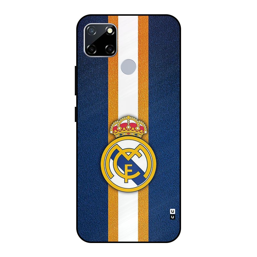 Real Madrid Stripes Metal Back Case for Realme Narzo 20
