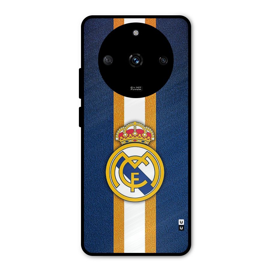 Real Madrid Stripes Metal Back Case for Realme Narzo 60 5G