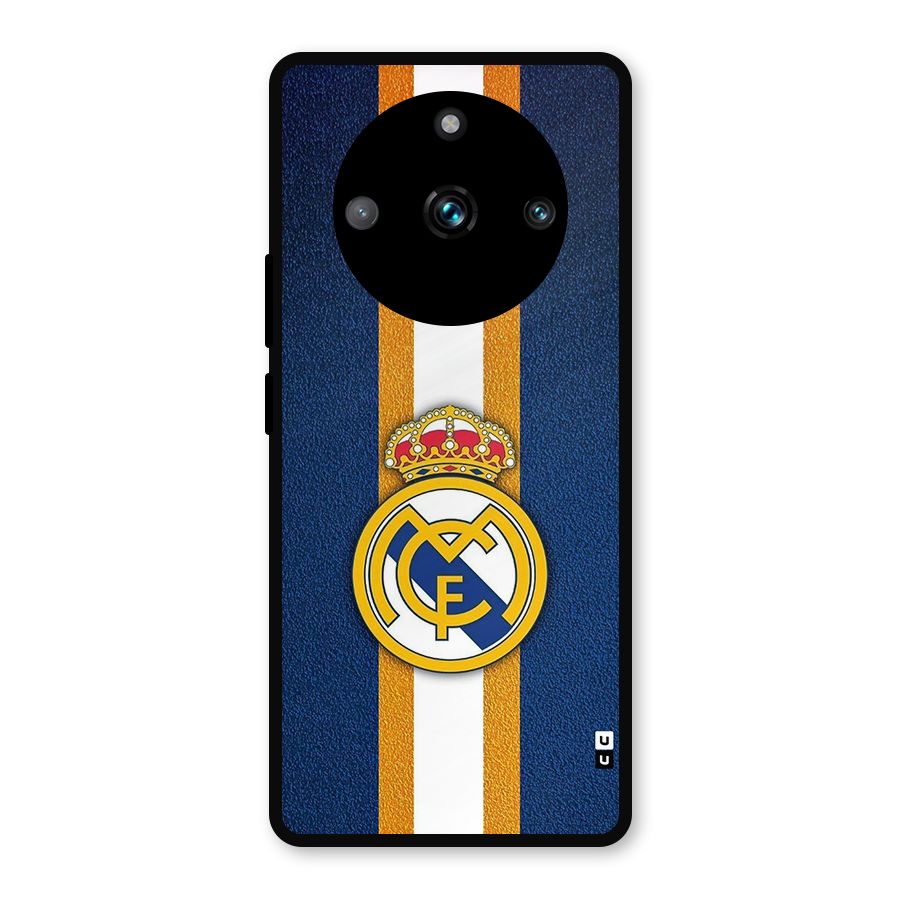 Real Madrid Stripes Metal Back Case for Realme Narzo 60 Pro