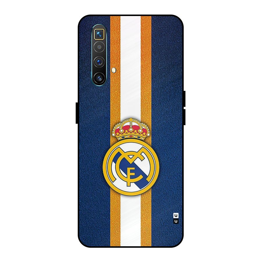 Real Madrid Stripes Metal Back Case for Realme X3
