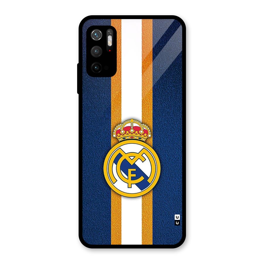 Real Madrid Stripes Metal Back Case for Redmi Note 10T 5G