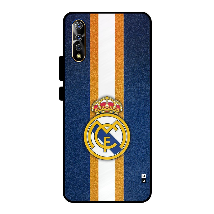 Real Madrid Stripes Metal Back Case for Vivo S1