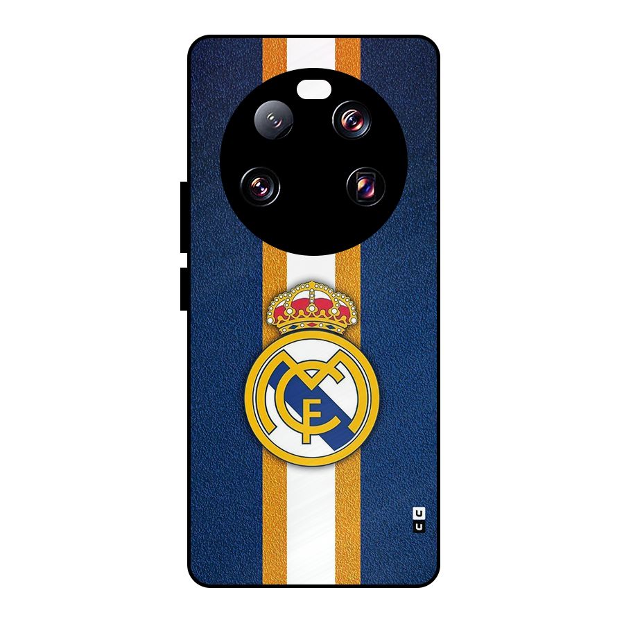 Real Madrid Stripes Metal Back Case for Xiaomi 13 Ultra