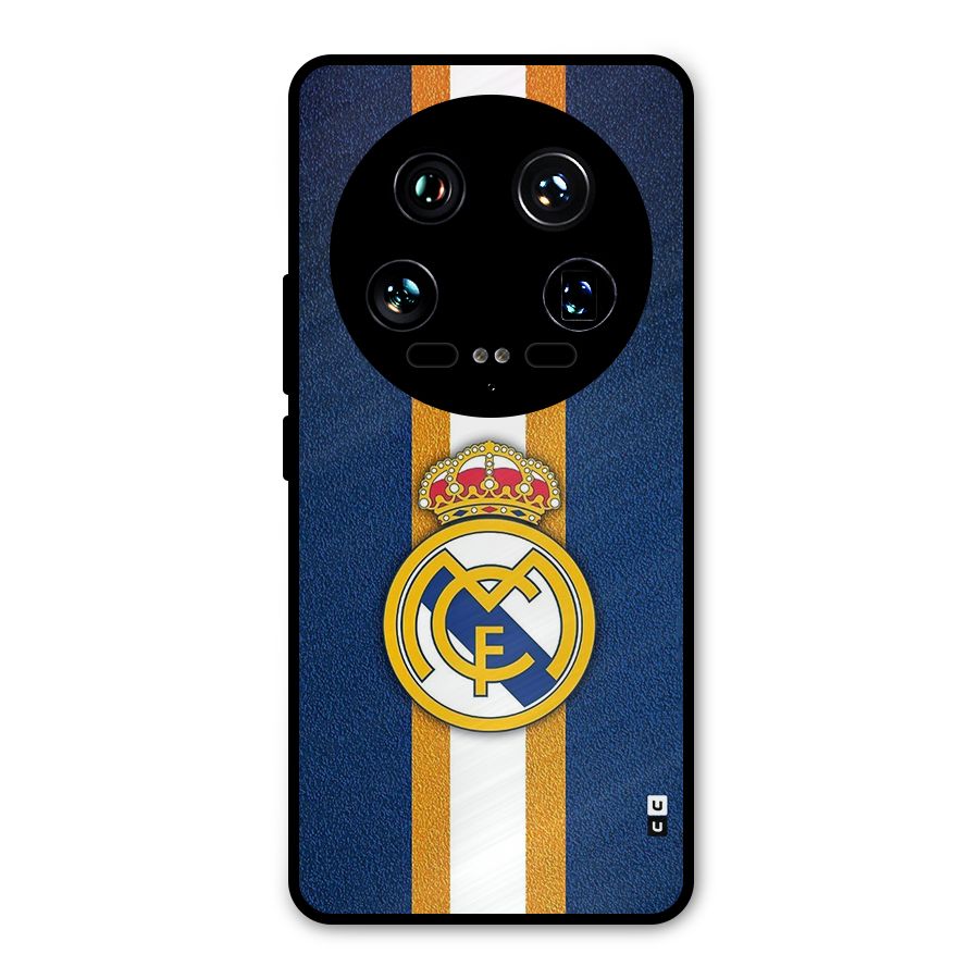 Real Madrid Stripes Metal Back Case for Xiaomi 14 Ultra