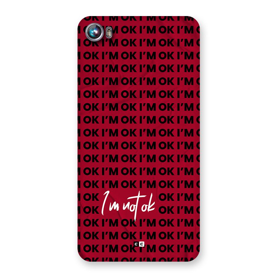 Really Not Ok Back Case for Canvas Fire 4 (A107)